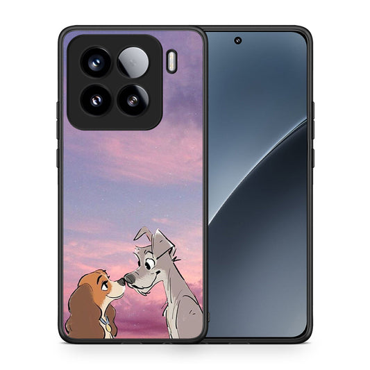 Θήκη Xiaomi 15 Lady And Tramp από τη Smartfits με σχέδιο στο πίσω μέρος και μαύρο περίβλημα | Xiaomi 15 Lady And Tramp case with colorful back and black bezels