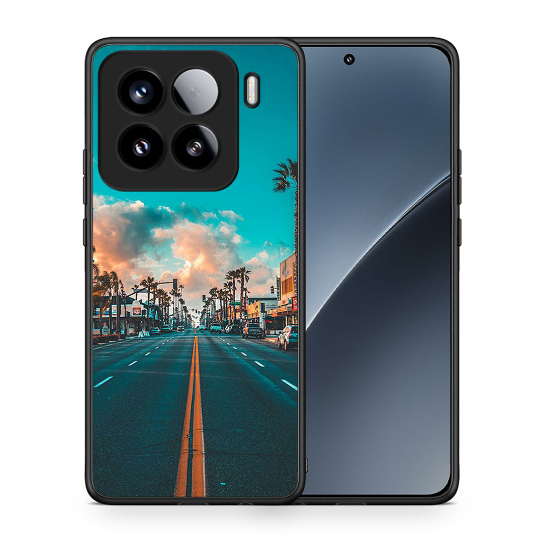 Θήκη Xiaomi 15 City Landscape από τη Smartfits με σχέδιο στο πίσω μέρος και μαύρο περίβλημα | Xiaomi 15 City Landscape case with colorful back and black bezels