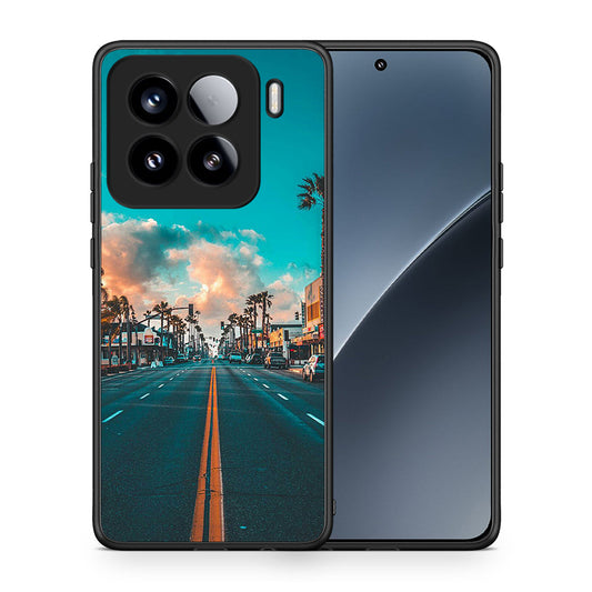 Θήκη Xiaomi 15 City Landscape από τη Smartfits με σχέδιο στο πίσω μέρος και μαύρο περίβλημα | Xiaomi 15 City Landscape case with colorful back and black bezels