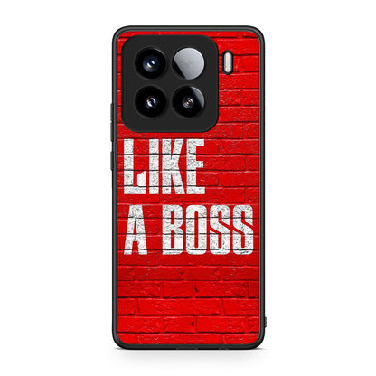 Xiaomi 15 Like A Boss θήκη από τη Smartfits με σχέδιο στο πίσω μέρος και μαύρο περίβλημα | Smartphone case with colorful back and black bezels by Smartfits
