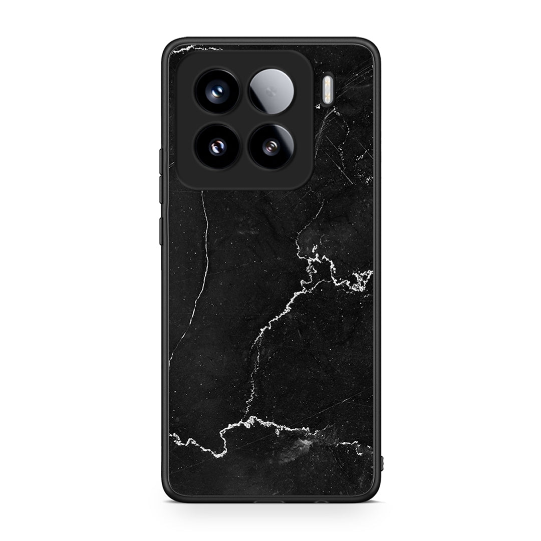 Xiaomi 15 Marble Black θήκη από τη Smartfits με σχέδιο στο πίσω μέρος και μαύρο περίβλημα | Smartphone case with colorful back and black bezels by Smartfits