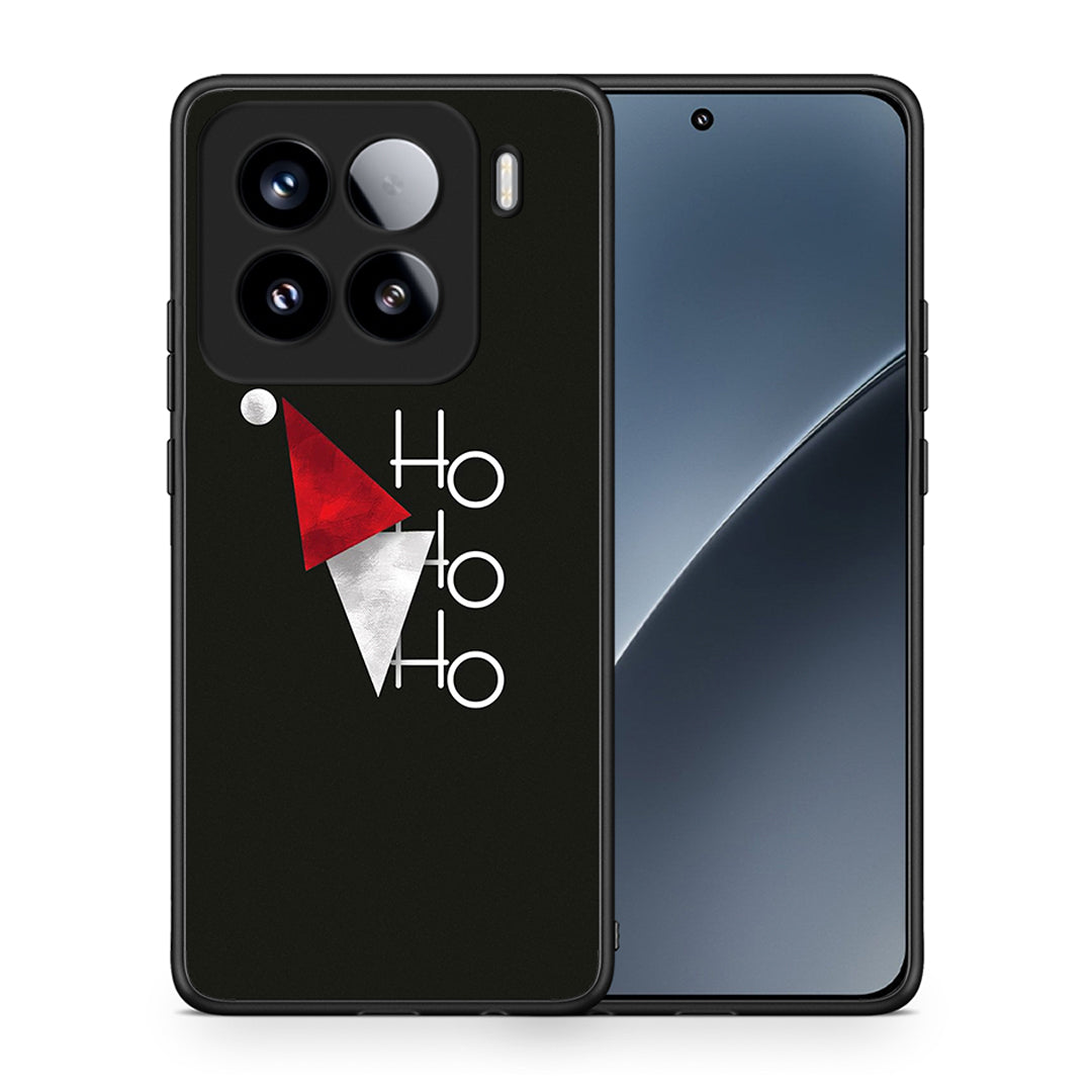 Θήκη Xiaomi 15 Minimal Christmas από τη Smartfits με σχέδιο στο πίσω μέρος και μαύρο περίβλημα | Xiaomi 15 Minimal Christmas case with colorful back and black bezels