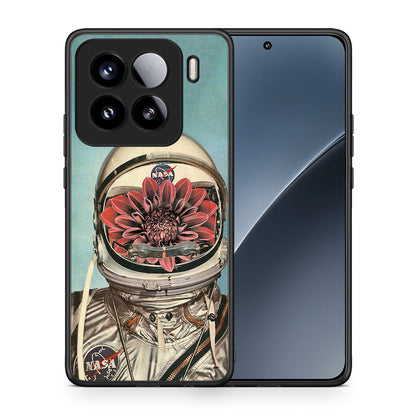 Θήκη Xiaomi 15 Nasa Bloom από τη Smartfits με σχέδιο στο πίσω μέρος και μαύρο περίβλημα | Xiaomi 15 Nasa Bloom case with colorful back and black bezels