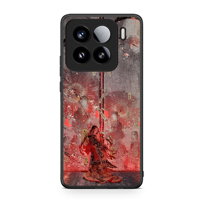 Xiaomi 15 Nezuko Kamado θήκη από τη Smartfits με σχέδιο στο πίσω μέρος και μαύρο περίβλημα | Smartphone case with colorful back and black bezels by Smartfits