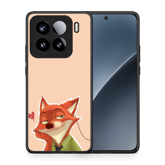 Θήκη Xiaomi 15 Nick Wilde And Judy Hopps Love 1 από τη Smartfits με σχέδιο στο πίσω μέρος και μαύρο περίβλημα | Xiaomi 15 Nick Wilde And Judy Hopps Love 1 case with colorful back and black bezels