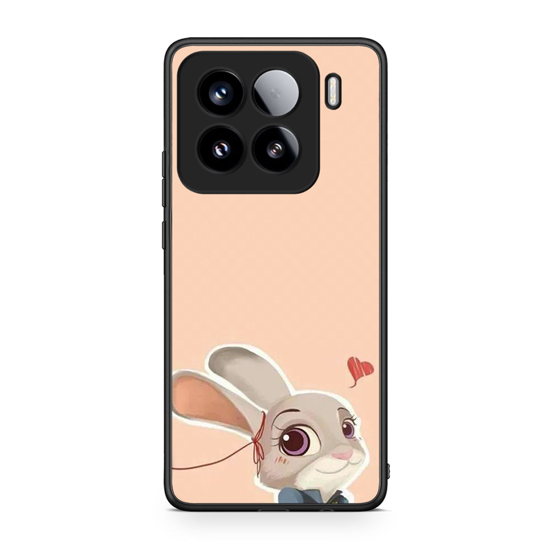 Xiaomi 15 Nick Wilde And Judy Hopps Love 2 θήκη από τη Smartfits με σχέδιο στο πίσω μέρος και μαύρο περίβλημα | Smartphone case with colorful back and black bezels by Smartfits