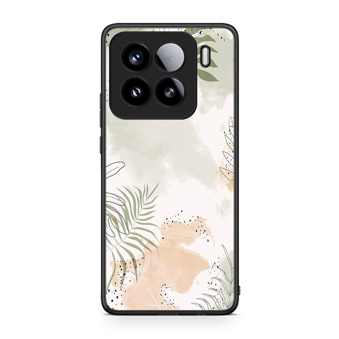 Xiaomi 15 Nude Plants Θήκη από τη Smartfits με σχέδιο στο πίσω μέρος και μαύρο περίβλημα | Smartphone case with colorful back and black bezels by Smartfits