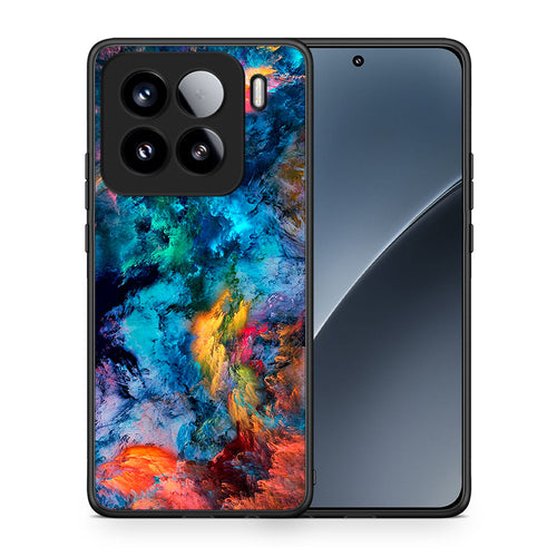 Θήκη Xiaomi 15 Crayola Paint από τη Smartfits με σχέδιο στο πίσω μέρος και μαύρο περίβλημα | Xiaomi 15 Crayola Paint case with colorful back and black bezels