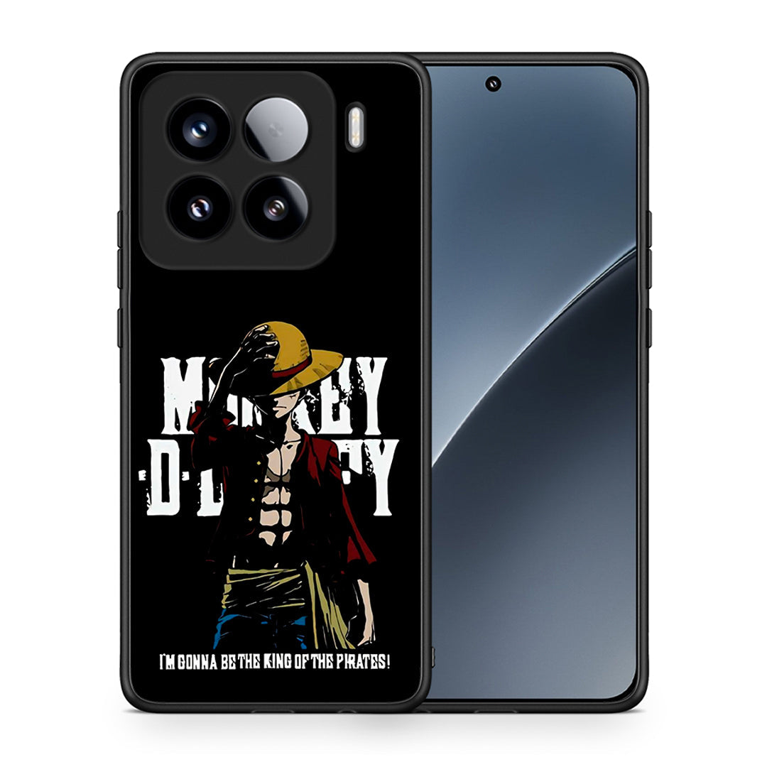 Θήκη Xiaomi 15 Pirate King από τη Smartfits με σχέδιο στο πίσω μέρος και μαύρο περίβλημα | Xiaomi 15 Pirate King case with colorful back and black bezels