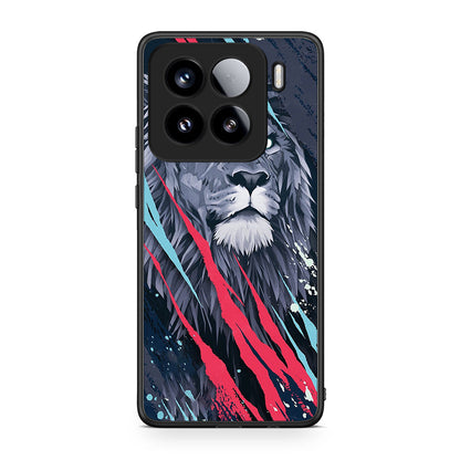 4 - Xiaomi 15 Lion Designer PopArt case, cover, bumper