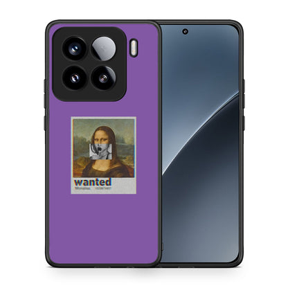 Θήκη Xiaomi 15 Monalisa Popart από τη Smartfits με σχέδιο στο πίσω μέρος και μαύρο περίβλημα | Xiaomi 15 Monalisa Popart case with colorful back and black bezels