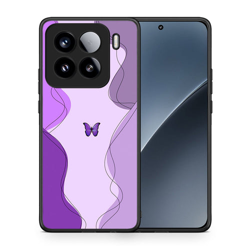 Purple Mariposa - Xiaomi 15 θήκη
