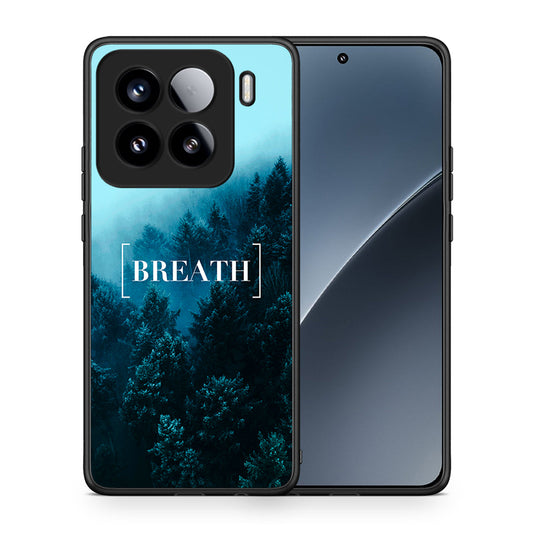 Θήκη Xiaomi 15 Breath Quote από τη Smartfits με σχέδιο στο πίσω μέρος και μαύρο περίβλημα | Xiaomi 15 Breath Quote case with colorful back and black bezels
