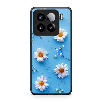 Xiaomi 15 Real Daisies θήκη από τη Smartfits με σχέδιο στο πίσω μέρος και μαύρο περίβλημα | Smartphone case with colorful back and black bezels by Smartfits