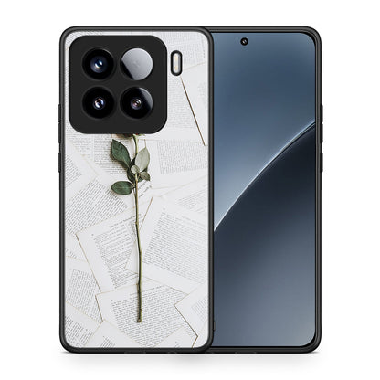 Θήκη Xiaomi 15 Red Rose από τη Smartfits με σχέδιο στο πίσω μέρος και μαύρο περίβλημα | Xiaomi 15 Red Rose case with colorful back and black bezels