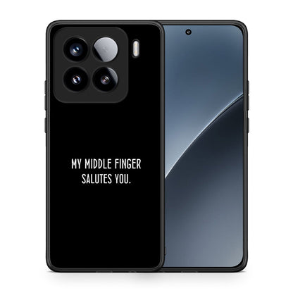 Θήκη Xiaomi 15 Salute από τη Smartfits με σχέδιο στο πίσω μέρος και μαύρο περίβλημα | Xiaomi 15 Salute case with colorful back and black bezels