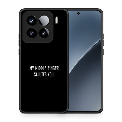 Θήκη Xiaomi 15 Salute από τη Smartfits με σχέδιο στο πίσω μέρος και μαύρο περίβλημα | Xiaomi 15 Salute case with colorful back and black bezels