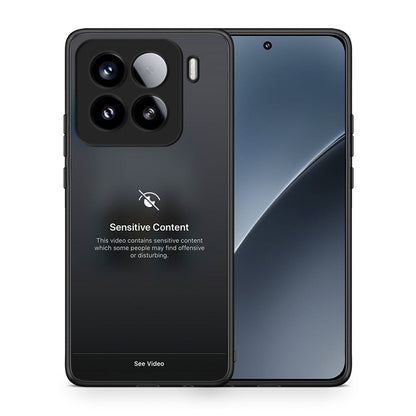 Θήκη Xiaomi 15 Sensitive Content από τη Smartfits με σχέδιο στο πίσω μέρος και μαύρο περίβλημα | Xiaomi 15 Sensitive Content case with colorful back and black bezels