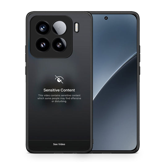 Θήκη Xiaomi 15 Sensitive Content από τη Smartfits με σχέδιο στο πίσω μέρος και μαύρο περίβλημα | Xiaomi 15 Sensitive Content case with colorful back and black bezels