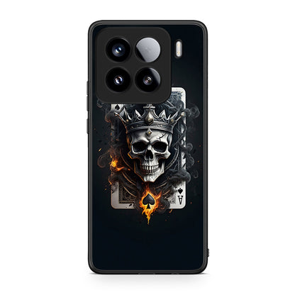Xiaomi 15 Skull King Ace θήκη από τη Smartfits με σχέδιο στο πίσω μέρος και μαύρο περίβλημα | Smartphone case with colorful back and black bezels by Smartfits