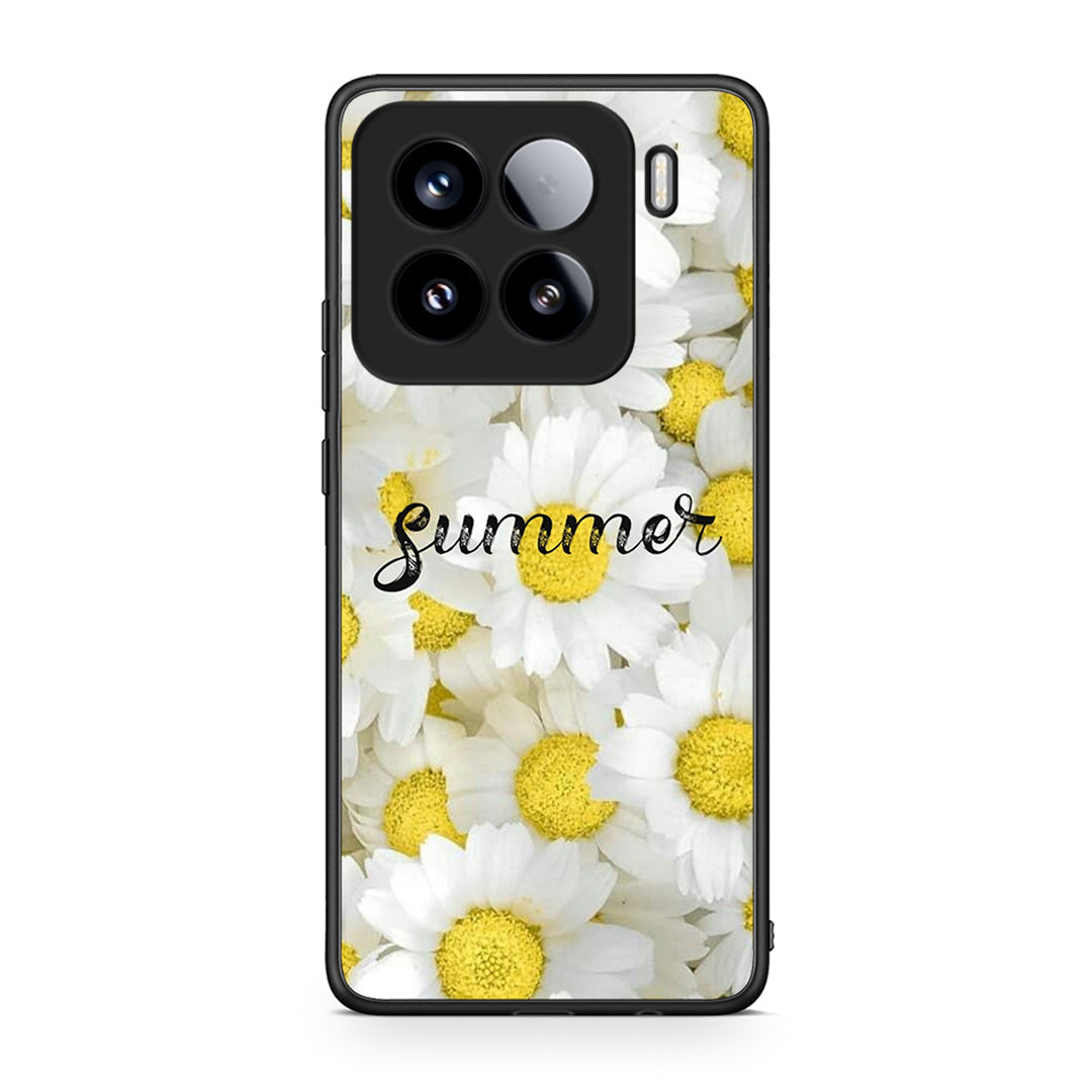 Xiaomi 15 Summer Daisies Θήκη από τη Smartfits με σχέδιο στο πίσω μέρος και μαύρο περίβλημα | Smartphone case with colorful back and black bezels by Smartfits