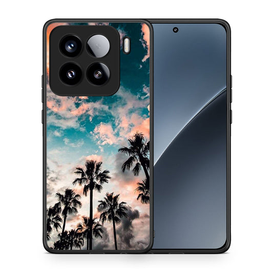 Θήκη Xiaomi 15 Sky Summer από τη Smartfits με σχέδιο στο πίσω μέρος και μαύρο περίβλημα | Xiaomi 15 Sky Summer case with colorful back and black bezels