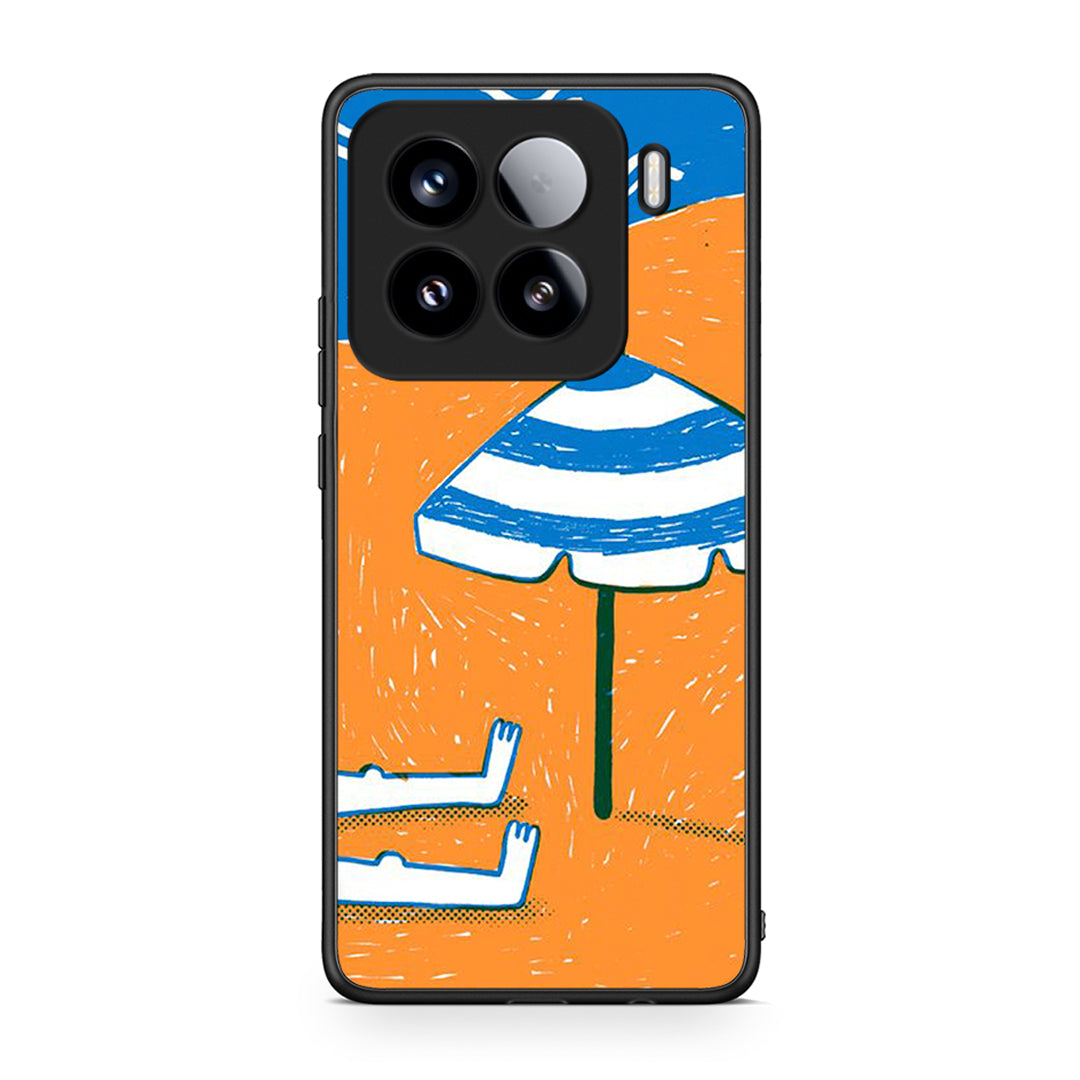 Xiaomi 15 Summering Θήκη από τη Smartfits με σχέδιο στο πίσω μέρος και μαύρο περίβλημα | Smartphone case with colorful back and black bezels by Smartfits