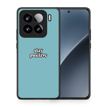 Θήκη Xiaomi 15 Positive Text από τη Smartfits με σχέδιο στο πίσω μέρος και μαύρο περίβλημα | Xiaomi 15 Positive Text case with colorful back and black bezels