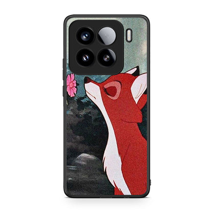 Xiaomi 15 Tod And Vixey Love 2 θήκη από τη Smartfits με σχέδιο στο πίσω μέρος και μαύρο περίβλημα | Smartphone case with colorful back and black bezels by Smartfits