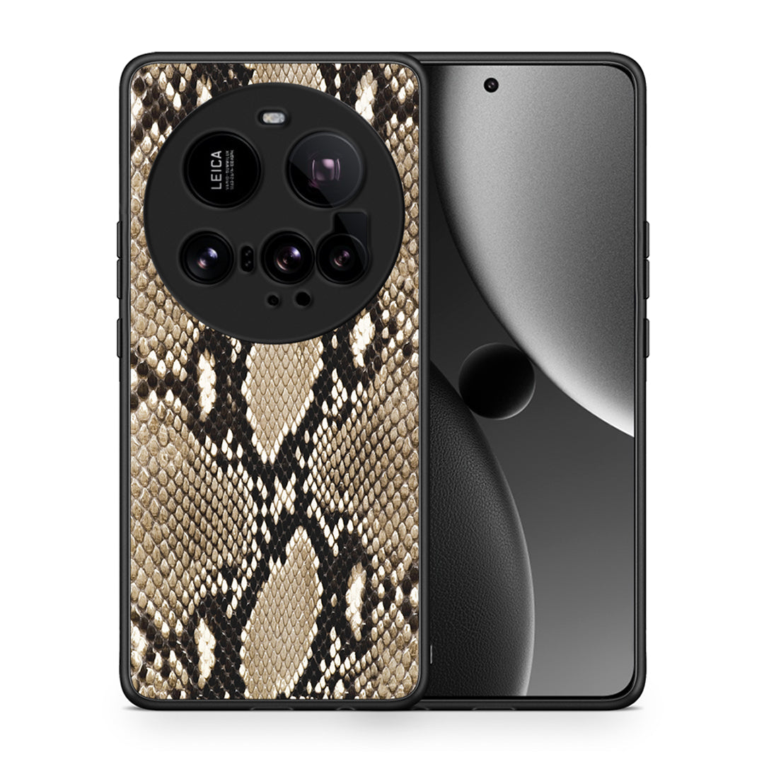 Θήκη Xiaomi 15 Ultra 5G Fashion Snake Animal από τη Smartfits με σχέδιο στο πίσω μέρος και μαύρο περίβλημα | Xiaomi 15 Ultra 5G Fashion Snake Animal case with colorful back and black bezels