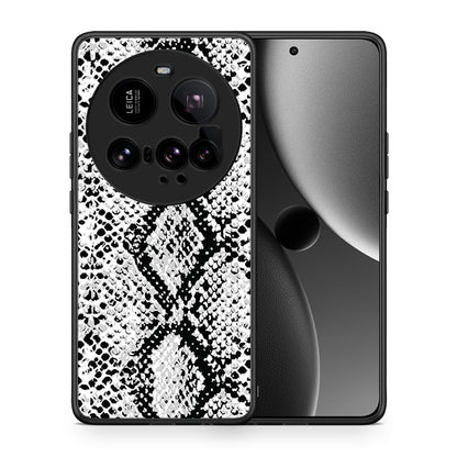 Θήκη Xiaomi 15 Ultra 5G White Snake Animal από τη Smartfits με σχέδιο στο πίσω μέρος και μαύρο περίβλημα | Xiaomi 15 Ultra 5G White Snake Animal case with colorful back and black bezels