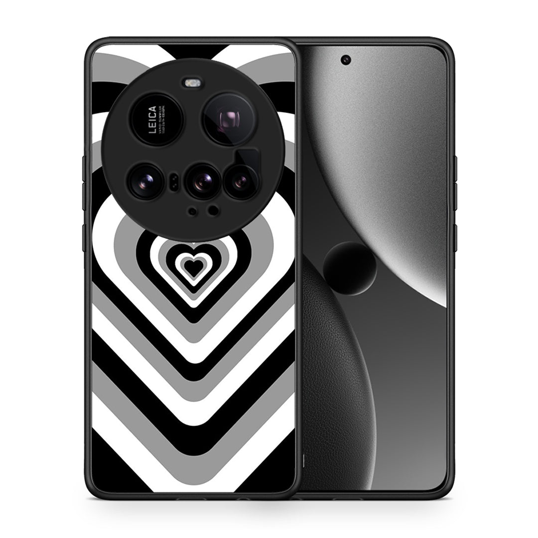 Θήκη Xiaomi 15 Ultra 5G Black Hearts από τη Smartfits με σχέδιο στο πίσω μέρος και μαύρο περίβλημα | Xiaomi 15 Ultra 5G Black Hearts case with colorful back and black bezels