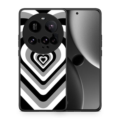 Θήκη Xiaomi 15 Ultra 5G Black Hearts από τη Smartfits με σχέδιο στο πίσω μέρος και μαύρο περίβλημα | Xiaomi 15 Ultra 5G Black Hearts case with colorful back and black bezels