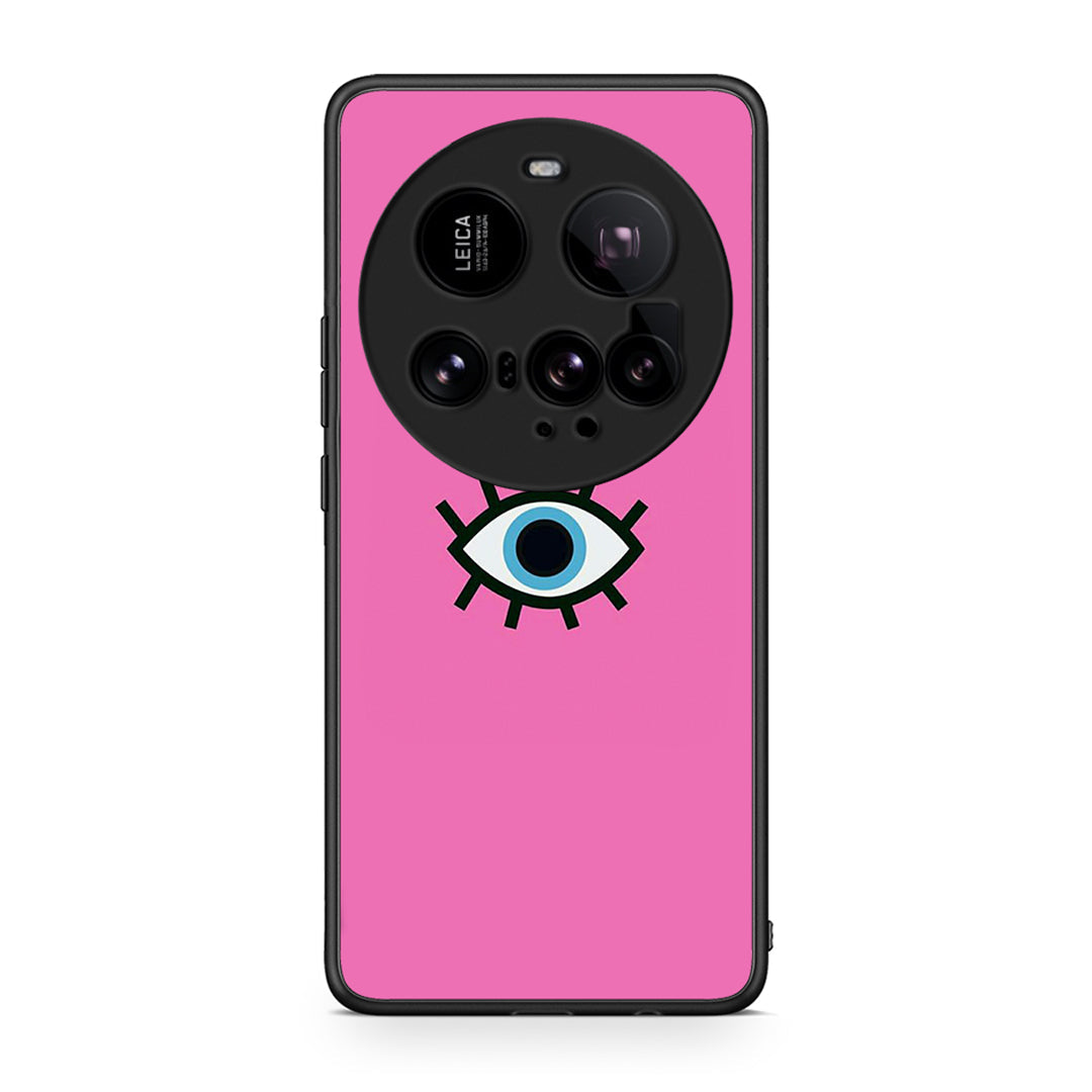 Xiaomi 15 Ultra 5G Blue Eye Pink θήκη από τη Smartfits με σχέδιο στο πίσω μέρος και μαύρο περίβλημα | Smartphone case with colorful back and black bezels by Smartfits