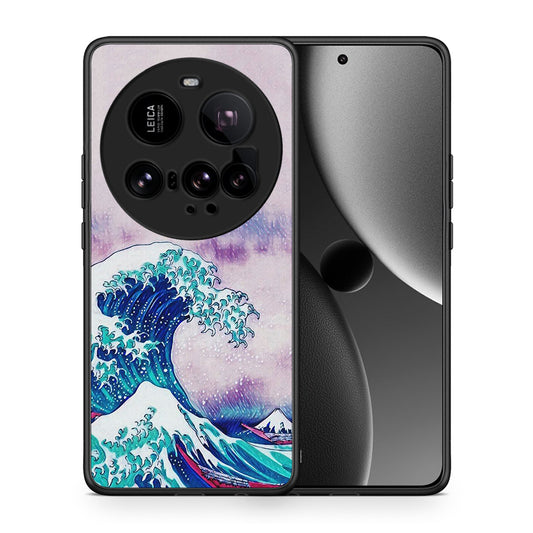 Θήκη Xiaomi 15 Ultra 5G Blue Waves από τη Smartfits με σχέδιο στο πίσω μέρος και μαύρο περίβλημα | Xiaomi 15 Ultra 5G Blue Waves case with colorful back and black bezels