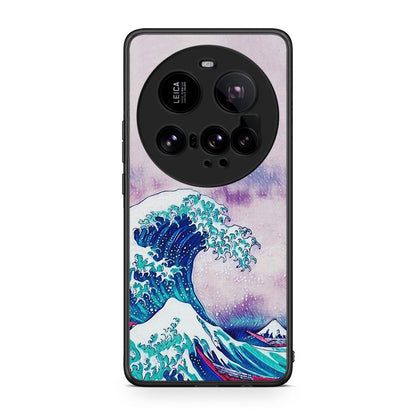 Xiaomi 15 Ultra 5G Blue Waves θήκη από τη Smartfits με σχέδιο στο πίσω μέρος και μαύρο περίβλημα | Smartphone case with colorful back and black bezels by Smartfits