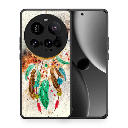 Θήκη Xiaomi 15 Ultra 5G DreamCatcher Boho από τη Smartfits με σχέδιο στο πίσω μέρος και μαύρο περίβλημα | Xiaomi 15 Ultra 5G DreamCatcher Boho case with colorful back and black bezels