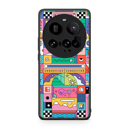 Xiaomi 15 Ultra 5G Bubbles Soap θήκη από τη Smartfits με σχέδιο στο πίσω μέρος και μαύρο περίβλημα | Smartphone case with colorful back and black bezels by Smartfits