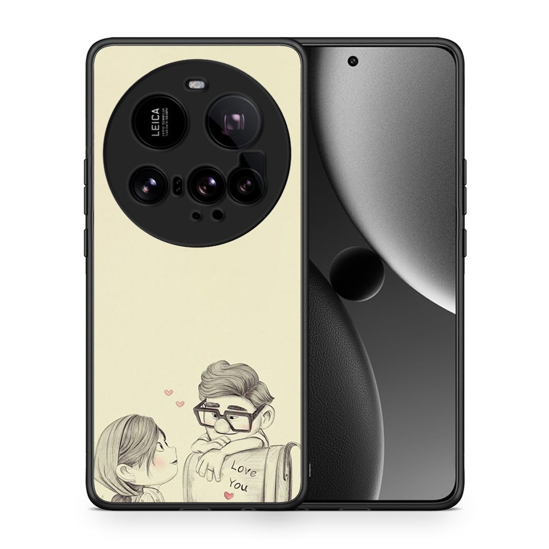 Θήκη Xiaomi 15 Ultra 5G Carl And Ellie από τη Smartfits με σχέδιο στο πίσω μέρος και μαύρο περίβλημα | Xiaomi 15 Ultra 5G Carl And Ellie case with colorful back and black bezels