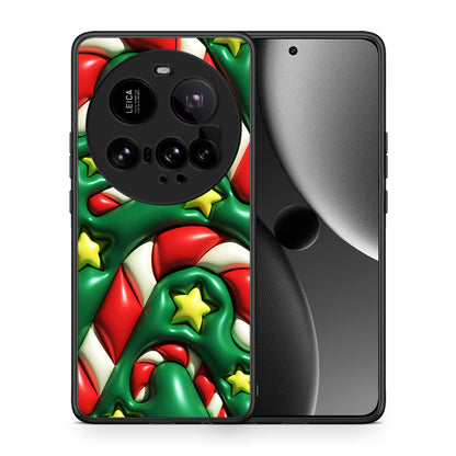 Θήκη Xiaomi 15 Ultra 5G Christmas Bubbles από τη Smartfits με σχέδιο στο πίσω μέρος και μαύρο περίβλημα | Xiaomi 15 Ultra 5G Christmas Bubbles case with colorful back and black bezels