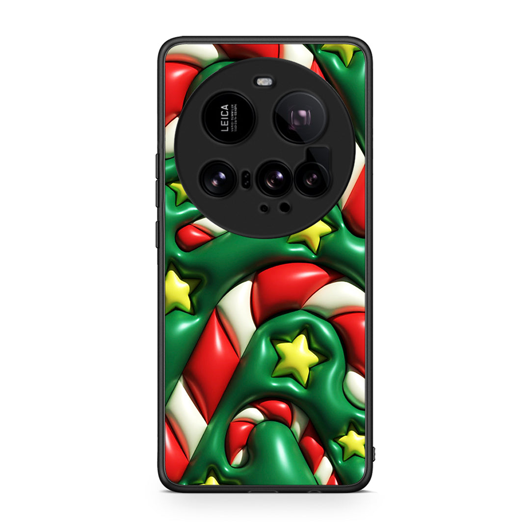 Xiaomi 15 Ultra 5G Christmas Bubbles θήκη από τη Smartfits με σχέδιο στο πίσω μέρος και μαύρο περίβλημα | Smartphone case with colorful back and black bezels by Smartfits