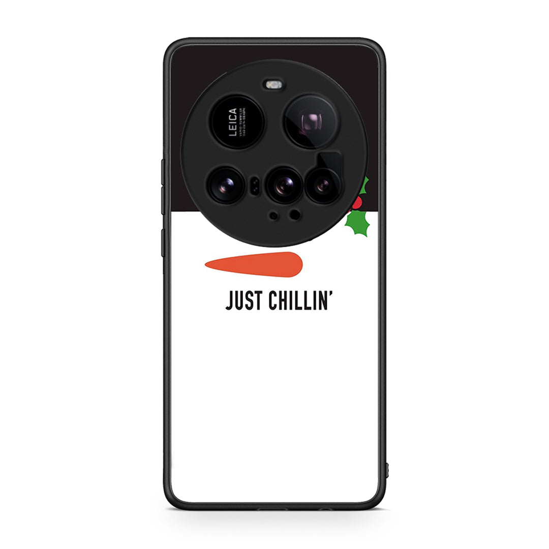 Xiaomi 15 Ultra 5G Christmas Chillin θήκη από τη Smartfits με σχέδιο στο πίσω μέρος και μαύρο περίβλημα | Smartphone case with colorful back and black bezels by Smartfits