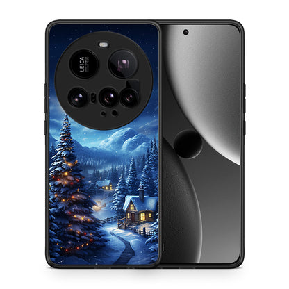 Θήκη Xiaomi 15 Ultra 5G Christmas Scenery από τη Smartfits με σχέδιο στο πίσω μέρος και μαύρο περίβλημα | Xiaomi 15 Ultra 5G Christmas Scenery case with colorful back and black bezels