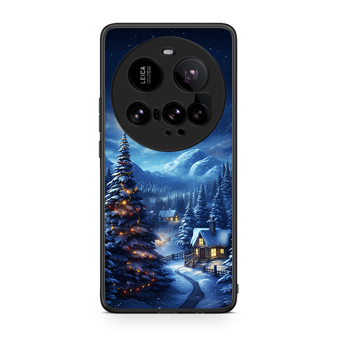 Xiaomi 15 Ultra 5G Christmas Scenery θήκη από τη Smartfits με σχέδιο στο πίσω μέρος και μαύρο περίβλημα | Smartphone case with colorful back and black bezels by Smartfits