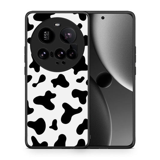 Θήκη Xiaomi 15 Ultra 5G Cow Print από τη Smartfits με σχέδιο στο πίσω μέρος και μαύρο περίβλημα | Xiaomi 15 Ultra 5G Cow Print case with colorful back and black bezels