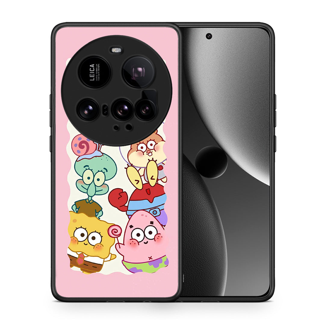 Θήκη Xiaomi 15 Ultra 5G Cute Companion από τη Smartfits με σχέδιο στο πίσω μέρος και μαύρο περίβλημα | Xiaomi 15 Ultra 5G Cute Companion case with colorful back and black bezels