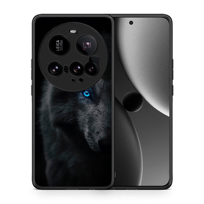 Θήκη Xiaomi 15 Ultra 5G Dark Wolf από τη Smartfits με σχέδιο στο πίσω μέρος και μαύρο περίβλημα | Xiaomi 15 Ultra 5G Dark Wolf case with colorful back and black bezels