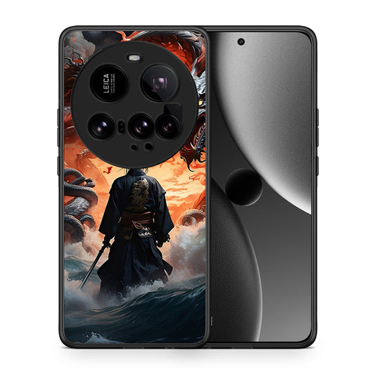 Θήκη Xiaomi 15 Ultra 5G Dragons Fight από τη Smartfits με σχέδιο στο πίσω μέρος και μαύρο περίβλημα | Xiaomi 15 Ultra 5G Dragons Fight case with colorful back and black bezels