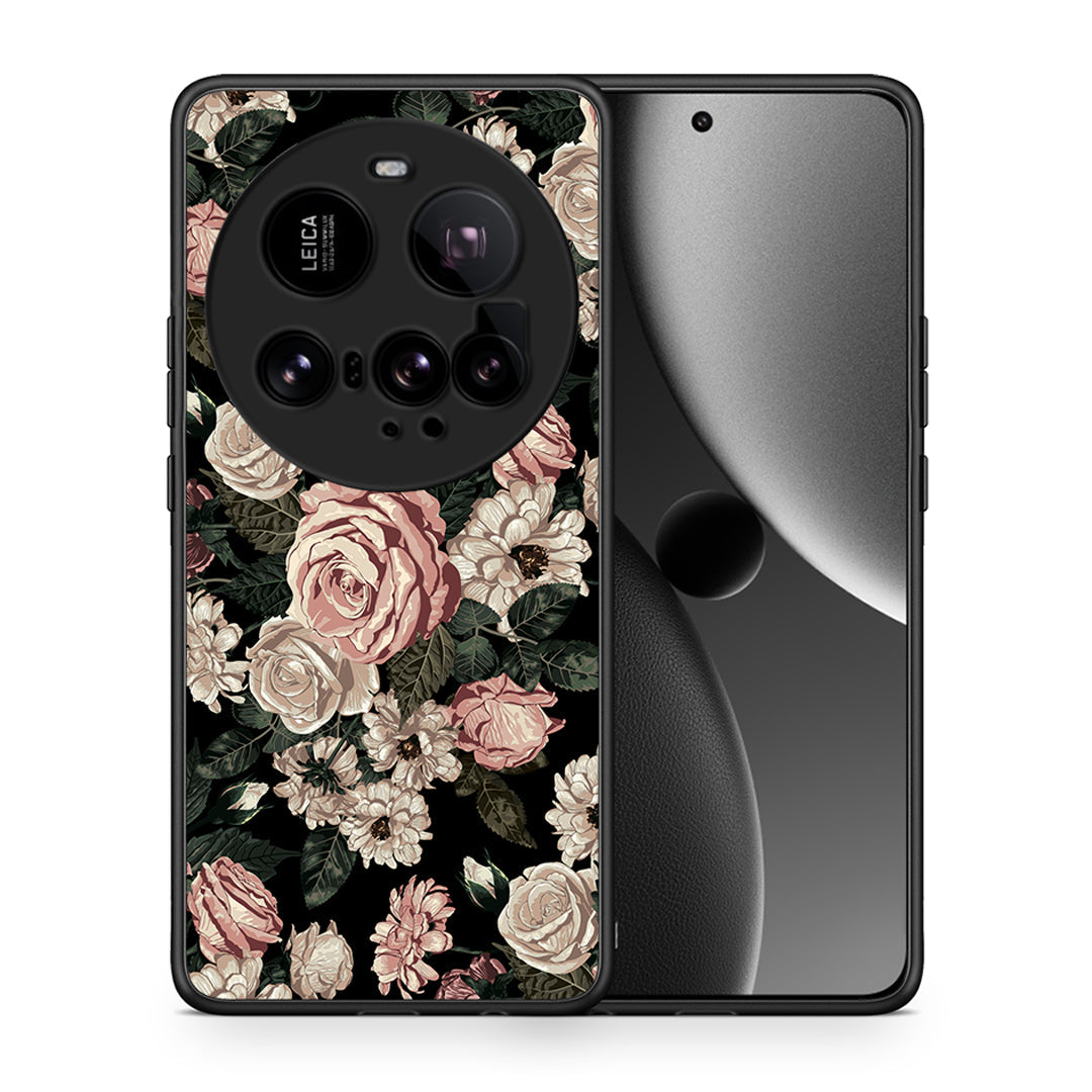 Θήκη Xiaomi 15 Ultra 5G Wild Roses Flower από τη Smartfits με σχέδιο στο πίσω μέρος και μαύρο περίβλημα | Xiaomi 15 Ultra 5G Wild Roses Flower case with colorful back and black bezels