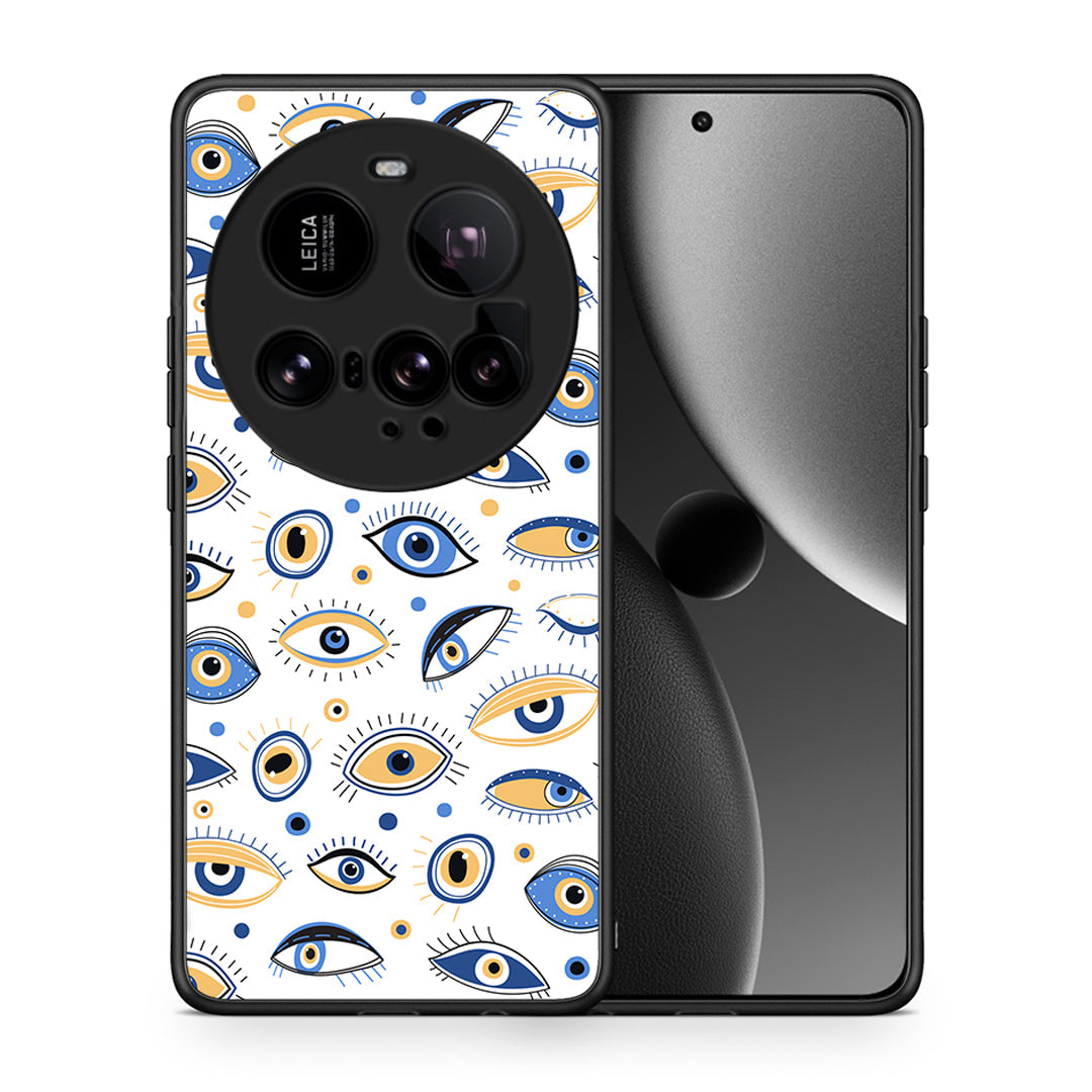 Θήκη Xiaomi 15 Ultra 5G Ftou Ftou από τη Smartfits με σχέδιο στο πίσω μέρος και μαύρο περίβλημα | Xiaomi 15 Ultra 5G Ftou Ftou case with colorful back and black bezels